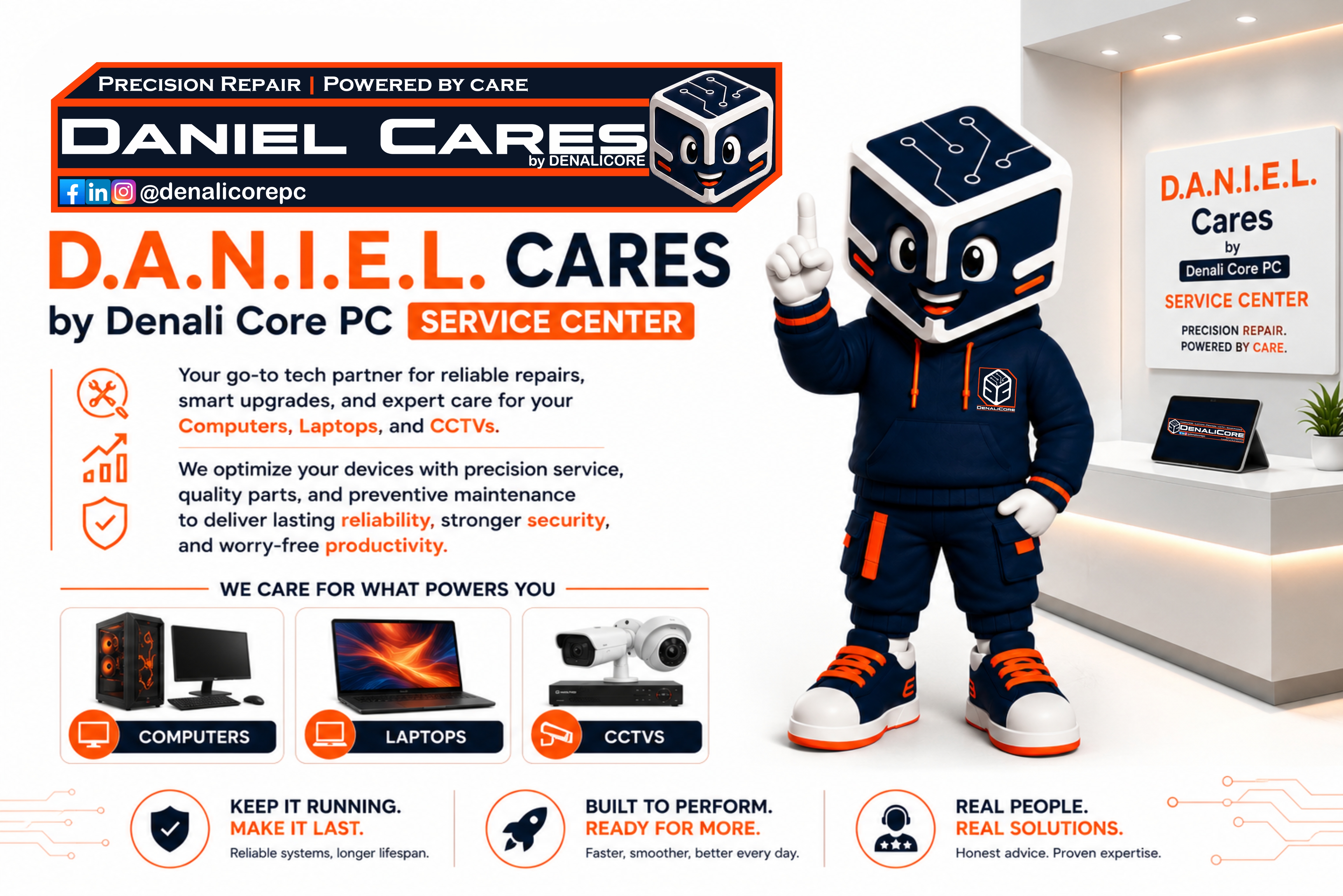 Daniel Cares computer tech support in Davao City